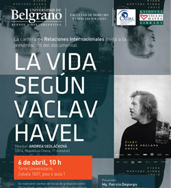 Havel documentary was screened at Universidad de Belgrano