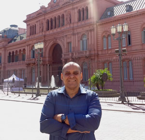 Former Cuban prisoner visited Buenos Aires