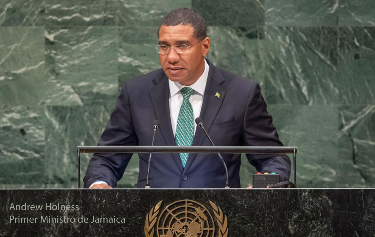 Andrew-Holness, Primer Ministro de Jamaica
