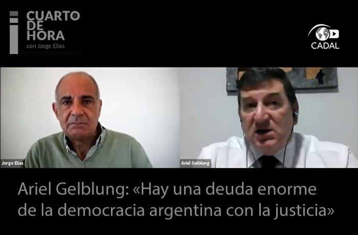 Ariel Gelblung: «Hay una deuda enorme de la democracia argentina con la justicia»