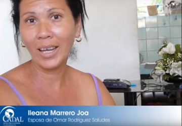 Desde La Habana, la esposa del preso de conciencia Omar Rodriguez Saludes