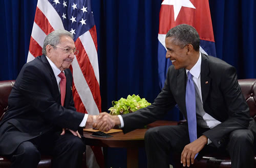Raúl Castro - Barack Obama